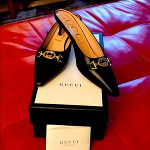 Gucci Malaga Kid Nero heels